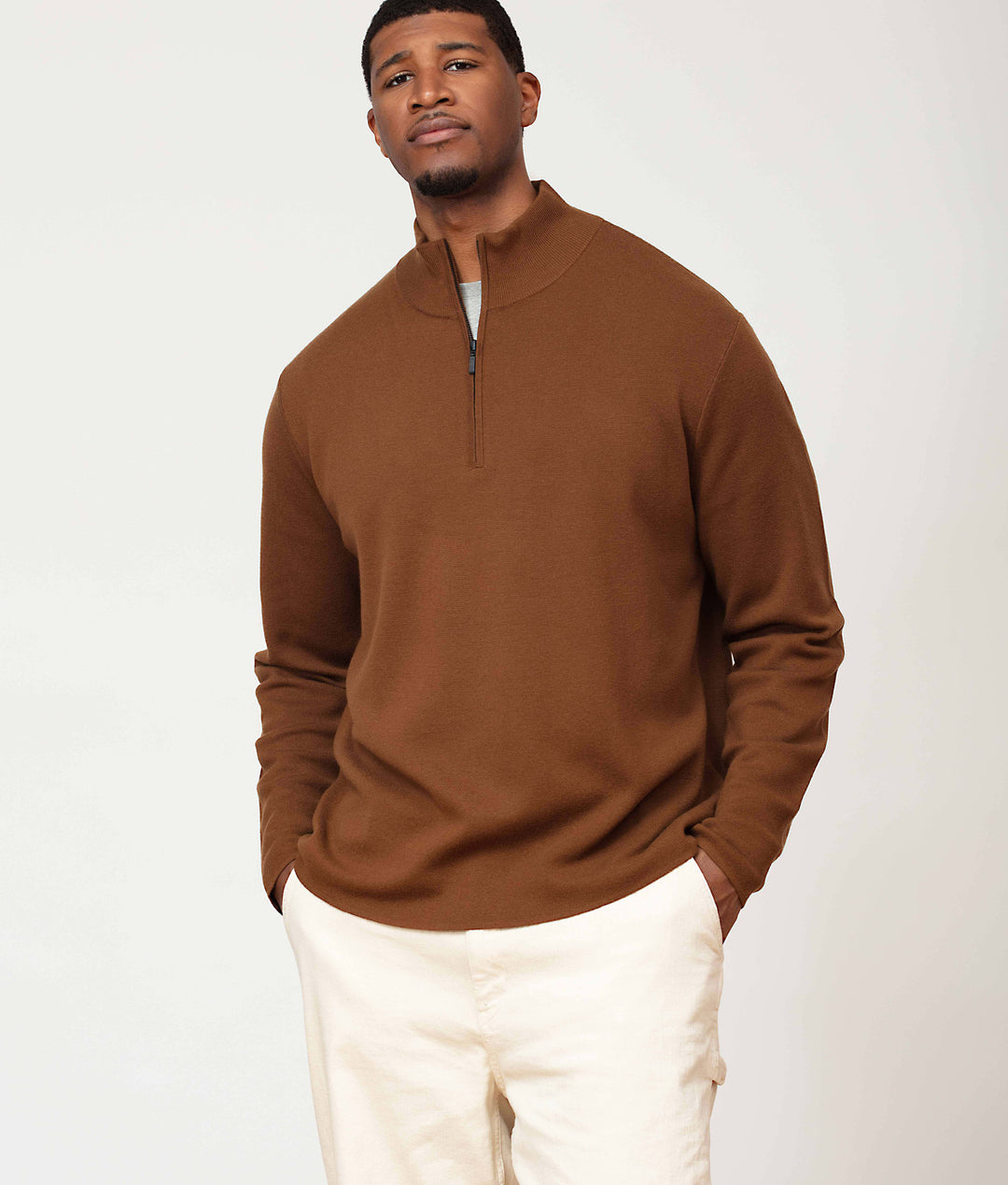 CashTouch Half-Zip Sweater